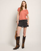 Terracotta $|& SEAS Breezy Scoop Neck Tank - UGC On Fig
