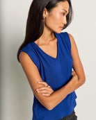 Royal $|& SEAS Libre V-Neck Tank - SOF Full Front
