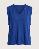 Royal $|& SEAS Libre V-Neck Tank - Hanger Detail