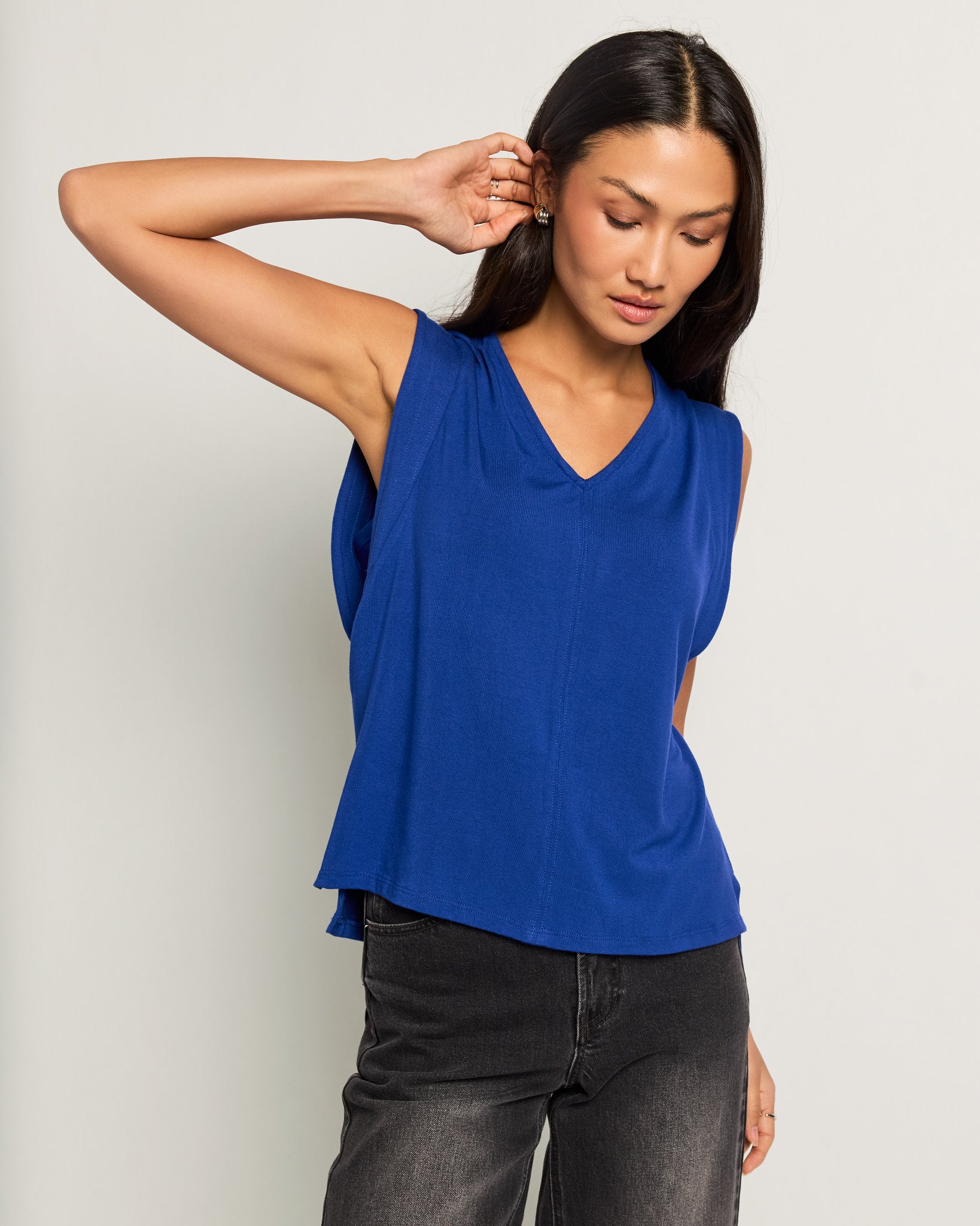 Royal $|& SEAS Libre V-Neck Tank - SOF Front