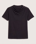 Black $|& SEAS Lowen Top - Hanger Detail