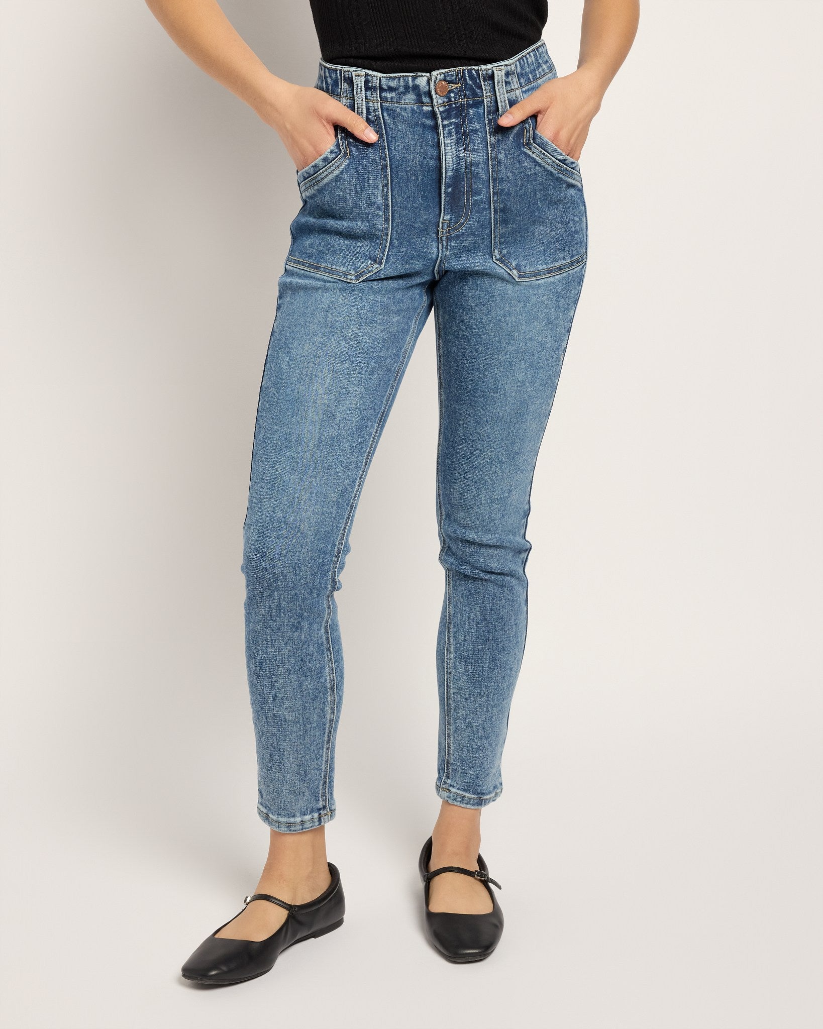 Storm $|& Herizon Elm Skinny Jean - SOF Front