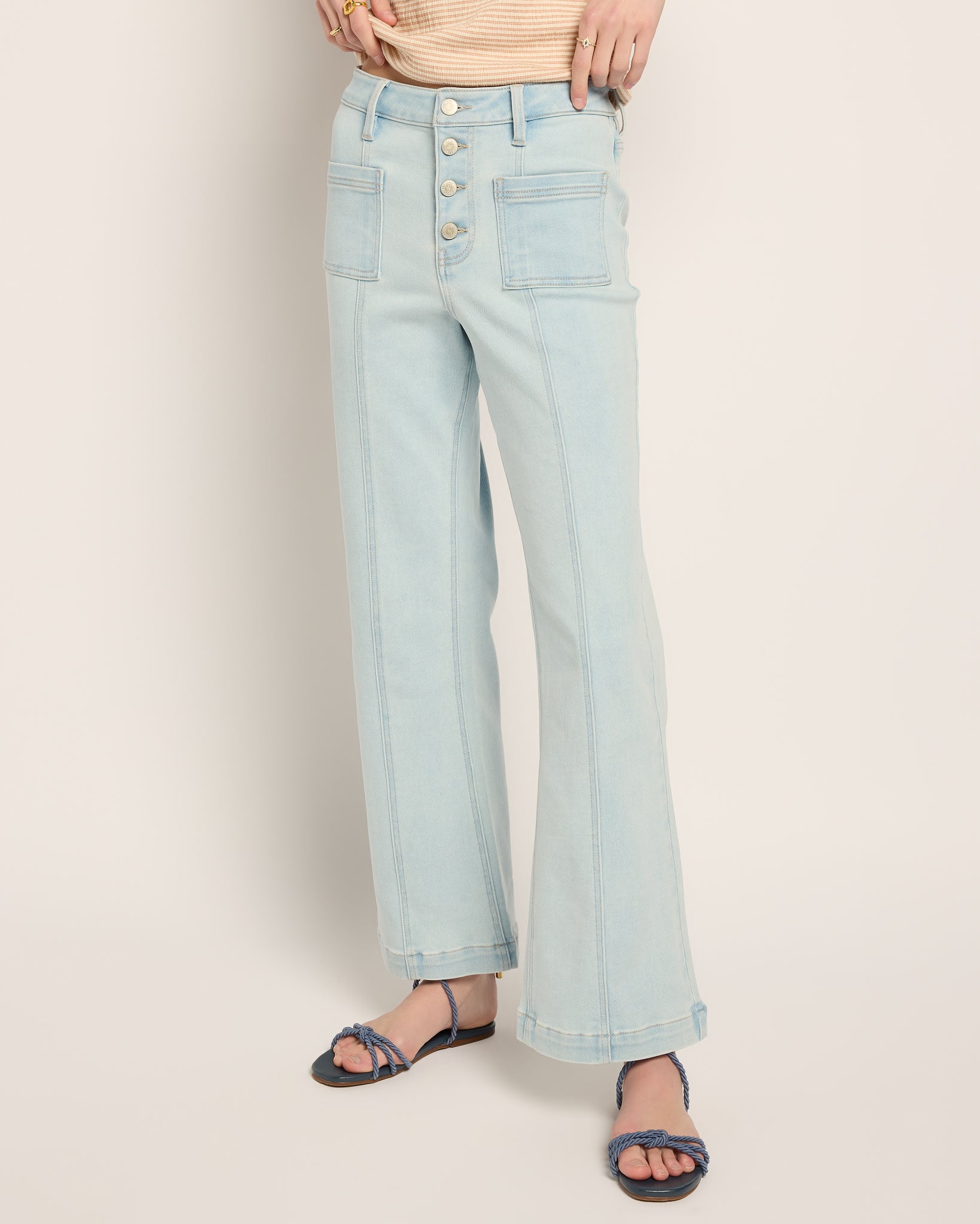 Clear Sky $|& SEAS West Bootcut Jean - SOF Front