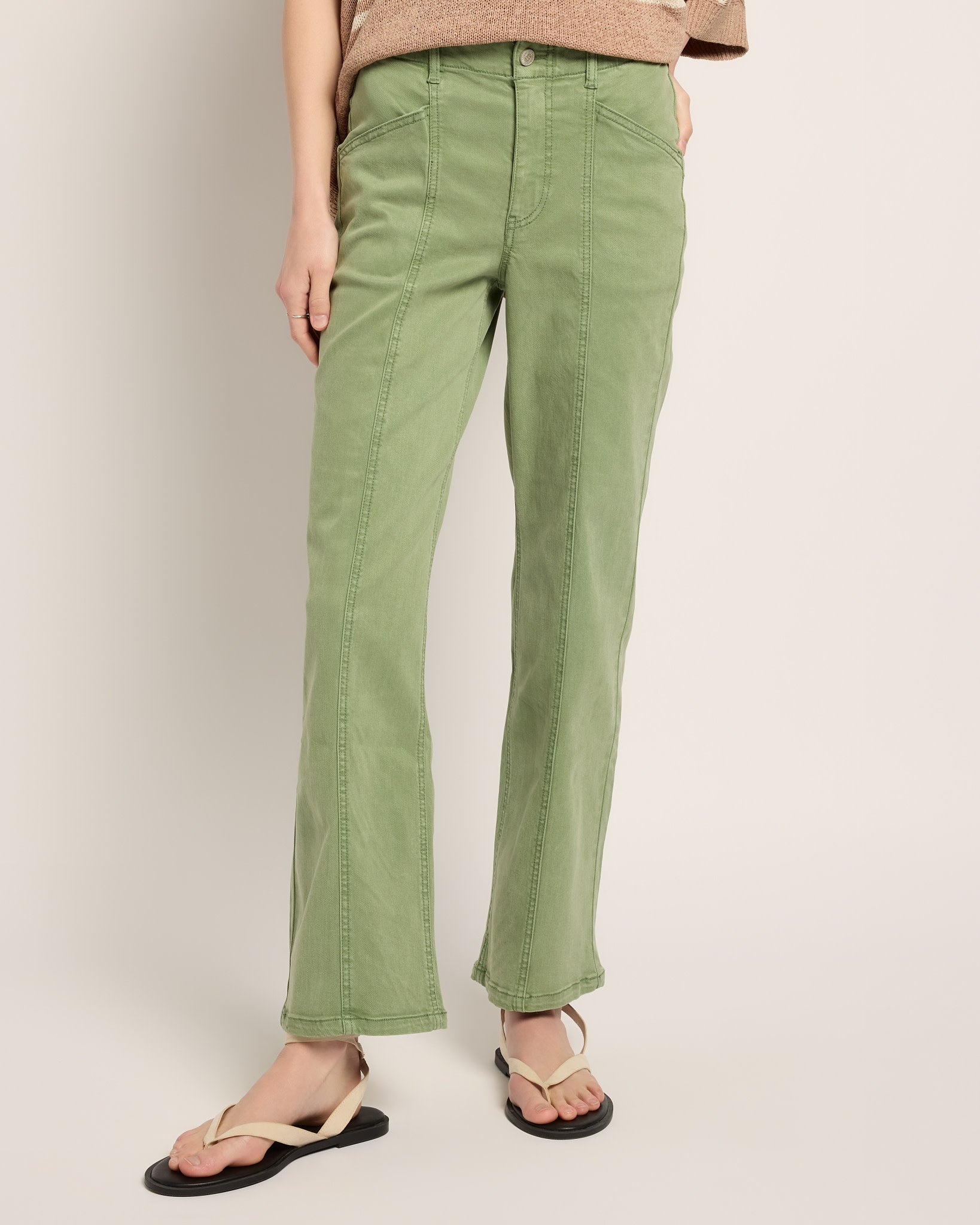 Kalamata $|& SEAS Muse Wide Leg Pant - SOF Front