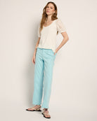 Pool Blue $|& SEAS Muse Wide Leg Pant - UGC On Fig