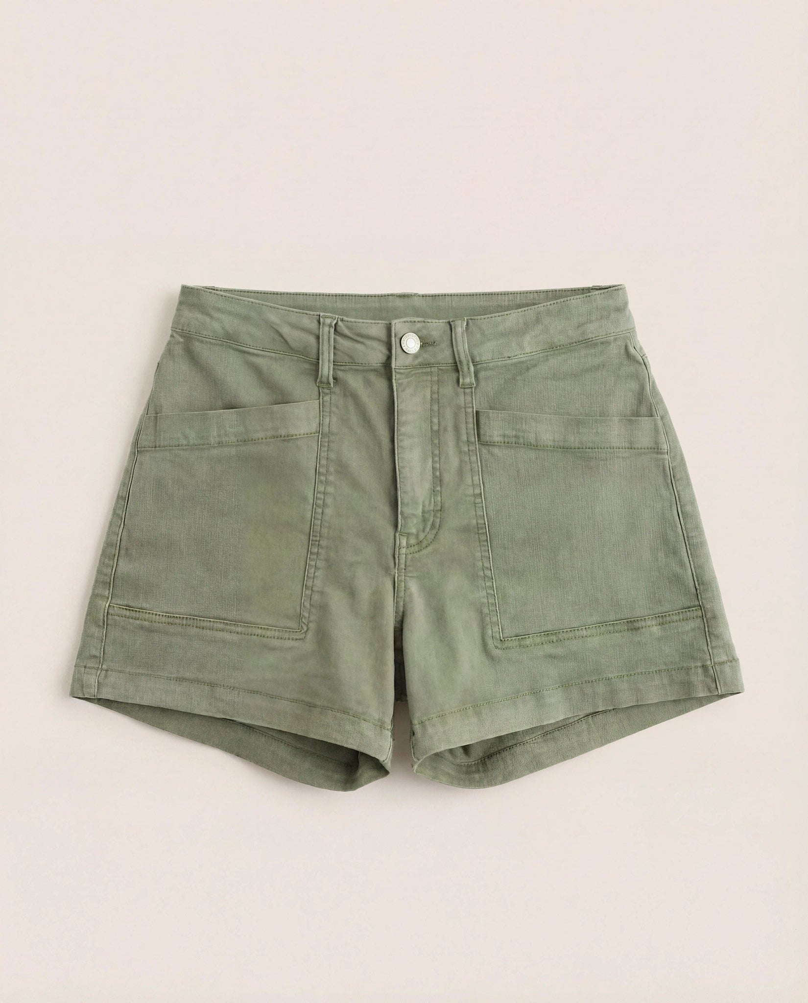 Kalamata $|& SEAS Abby Twill Short - Hanger Detail