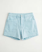 Pool Blue $|& SEAS Abby Twill Short - Hanger Detail