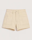 Vintage White $|& SEAS Abby Twill Short - Hanger Back