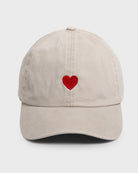 Stone $|& David & Young Embroidered Heart Baseball Cap - VOF Detail