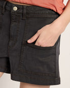 Vintage Black $|& SEAS Oasis Patch Pocket Short - SOF Full Front