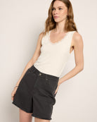 Graphite $|& SEAS Bailey Short - VOF Front