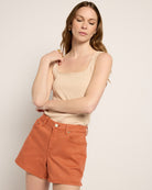 Terracotta $|& SEAS Casey Twill Short - VOF Front