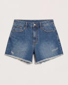 Storm $|& SEAS Maple Distressed Short - Hanger Detail