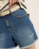 Storm $|& SEAS Maple Distressed Short - SOF Full Front