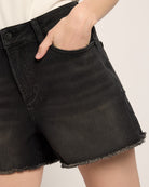 Black $|& SEAS Boyfriend Short - SOF Full Front