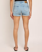 Light Wash $|& Herizon Boyfriend Cuffed Short - SOF Back