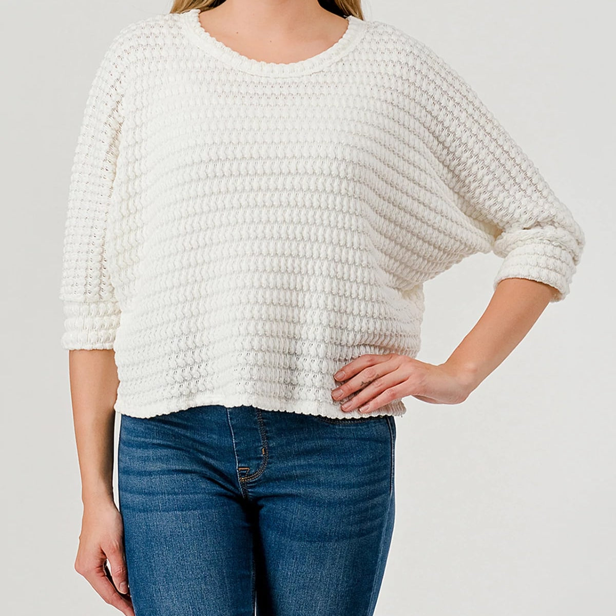 Cuffed Half Dolman Sleeve Top – Wantable