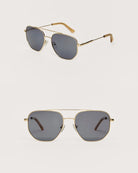 Gold/Grey $|& Z Supply Highway Polarized Sunglasses - VOF Detail
