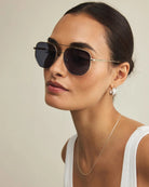 Gold/Grey $|& Z Supply Highway Polarized Sunglasses - VOF Detail