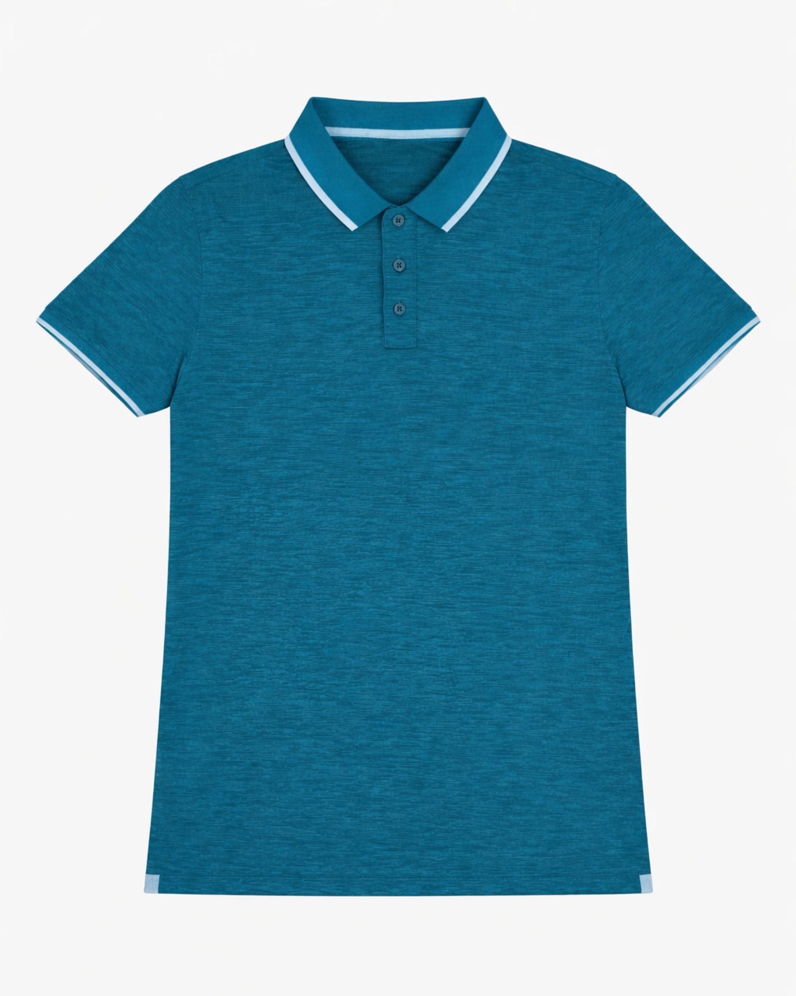 Oxide Teal Spacedye $|& SDOS Active Polo - Hanger Detail