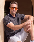 Stealth Shadow Spacedye $|& SDOS Active Polo - SOF Side