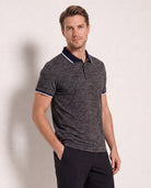 Stealth Shadow Spacedye $|& SDOS Active Polo - SOF Front