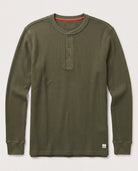 Combat Olive $|& SDOS Waffle Thermal Henley - Hanger Detail