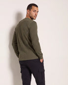 Combat Olive $|& SDOS Waffle Thermal Henley - SOF Back