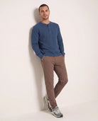 Obsidian Teal $|& SDOS Waffle Thermal Henley - UGC On Fig