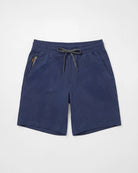 Pulse Navy $|& SDOS Short Zip Back Pocket - Stretch Knit - Hanger Detail