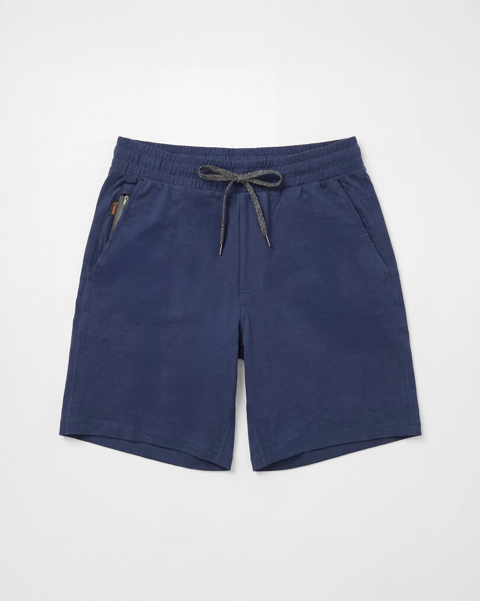 Pulse Navy $|& SDOS Short Zip Back Pocket - Stretch Knit - Hanger Detail