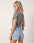 Heather Grey $|& SEAS Tired Graphic Sleep Tee - SOF Back
