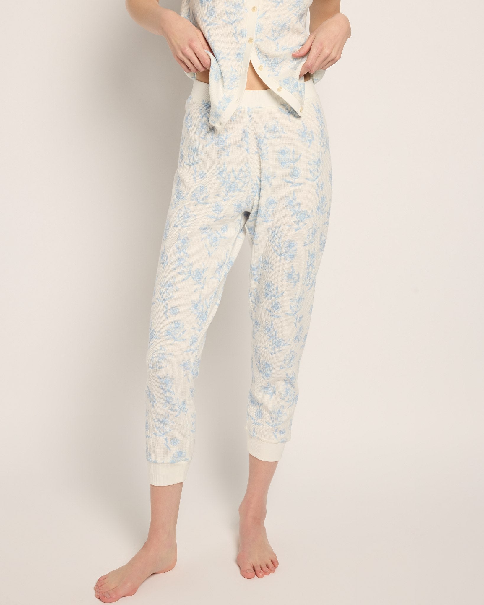 Pool Blue $|& SEAS Snuggle Up Jogger - SOF Front
