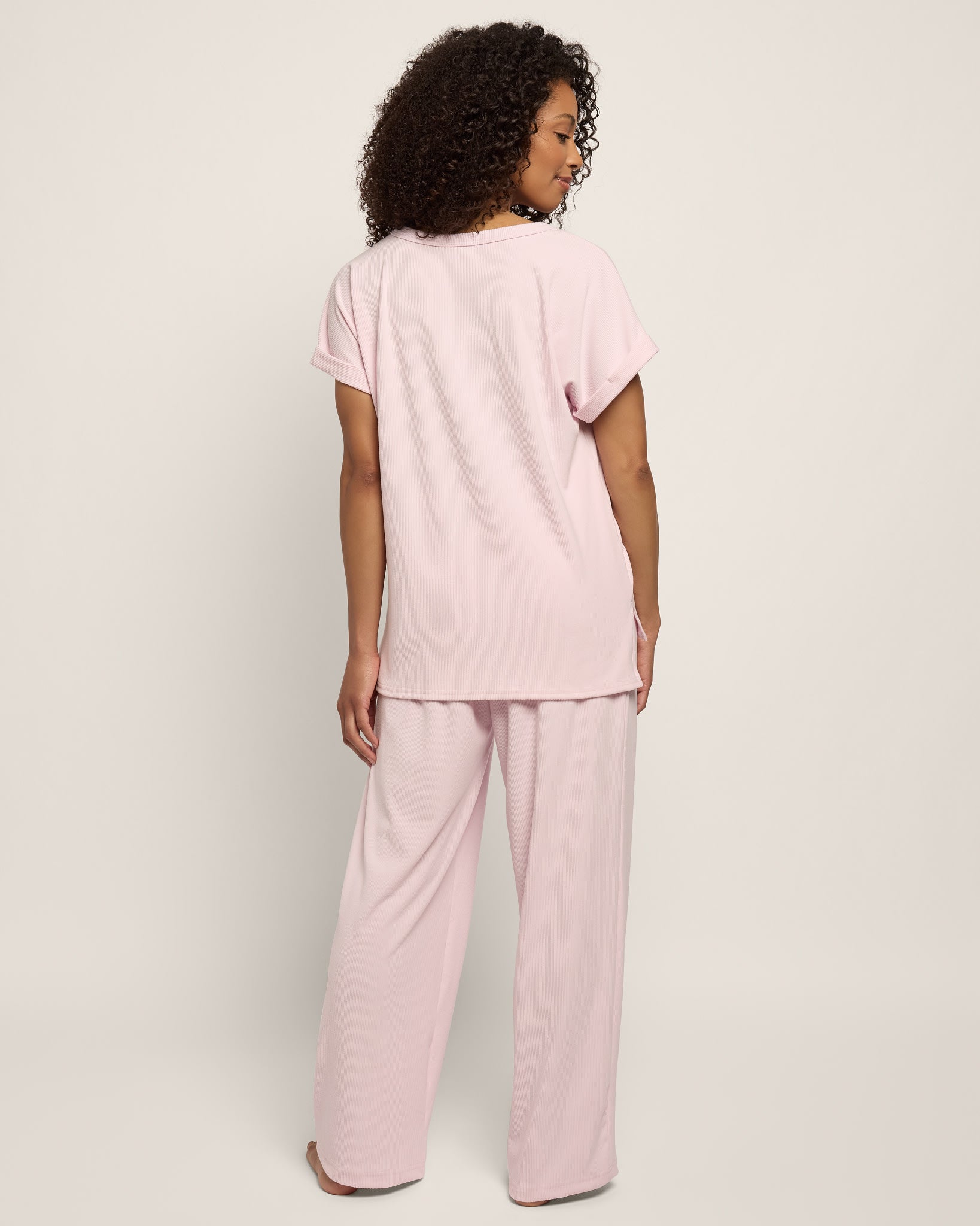 Peach Ice $|& SEAS Press Snooze Tee - SOF Back