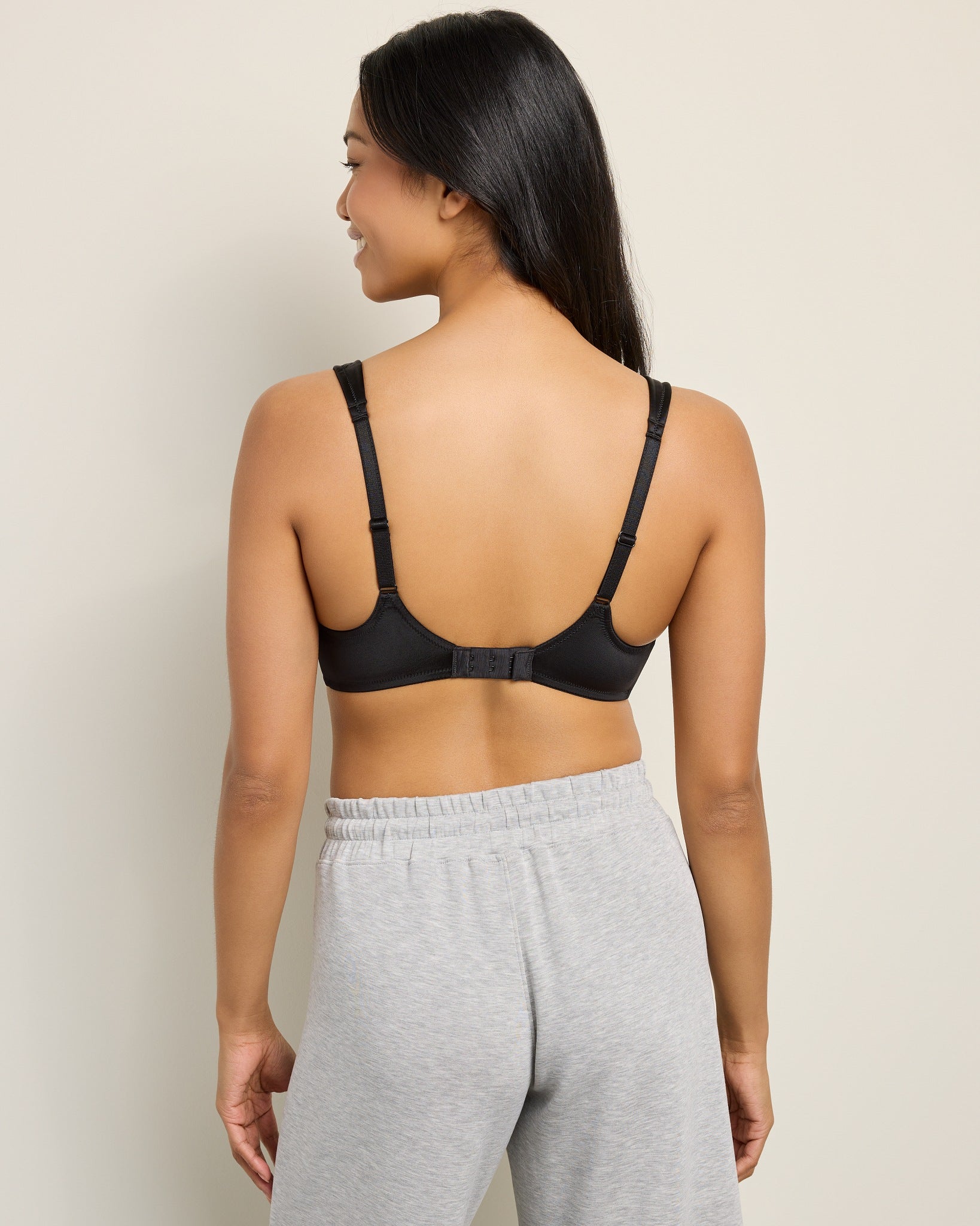 Black $|& Vibrant EveryWear Bra - SOF Back