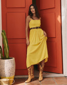 Pineapple $|& SEAS Regal Smocked Dress - SOF Side