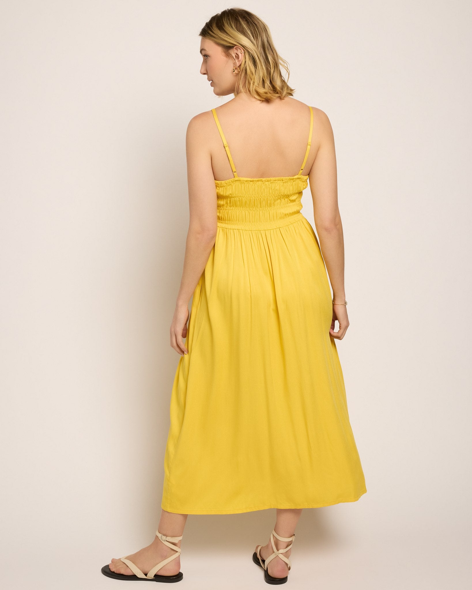 Pineapple $|& SEAS Regal Smocked Dress - SOF Back