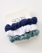Sapphire Multi $|& SEAS Voyage Scrunchie 3 Pack