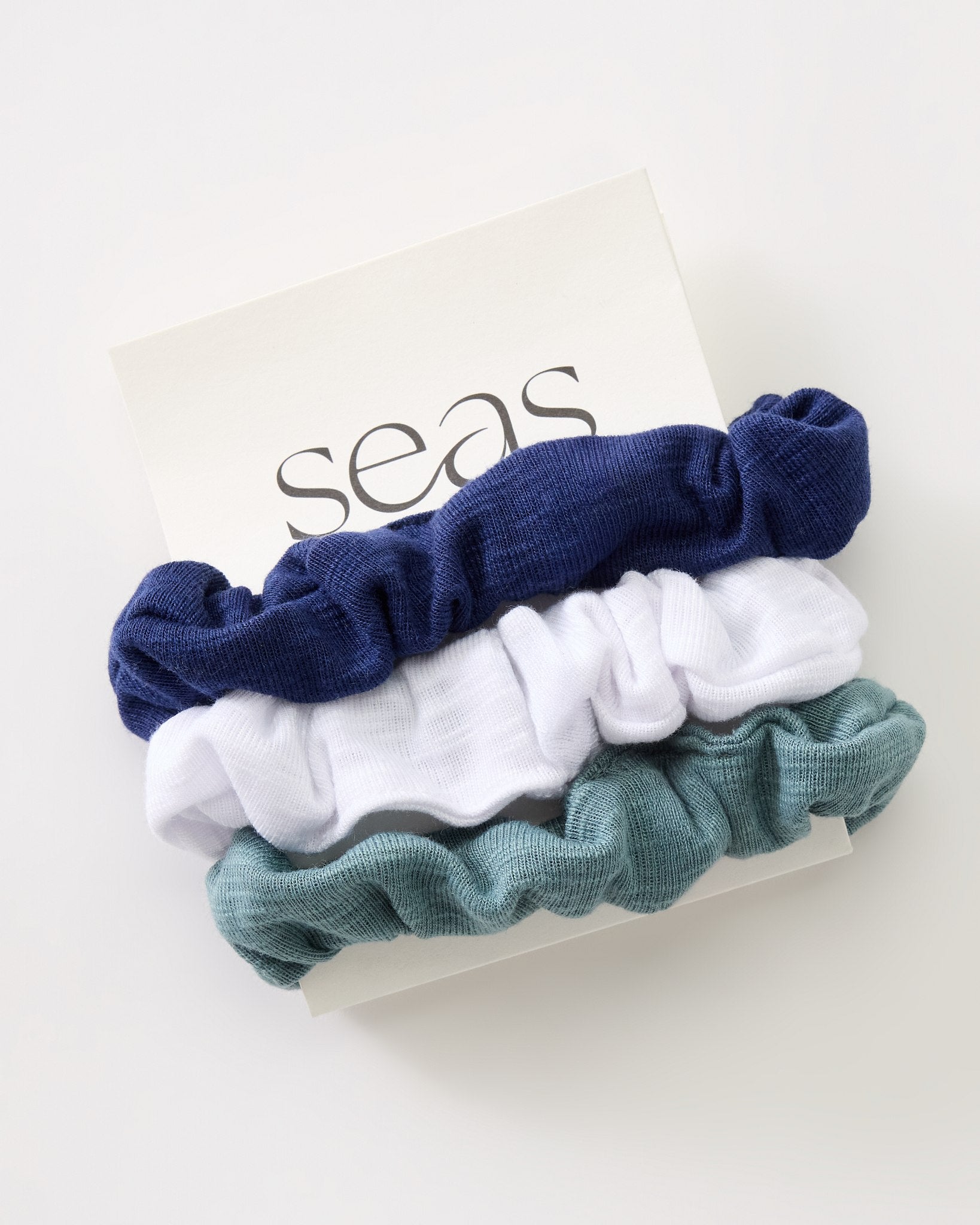 Sapphire Multi $|& SEAS Voyage Scrunchie 3 Pack