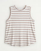Blue/Brown $|& Thread & Supply Euclid Stripe Tank - Hanger Detail