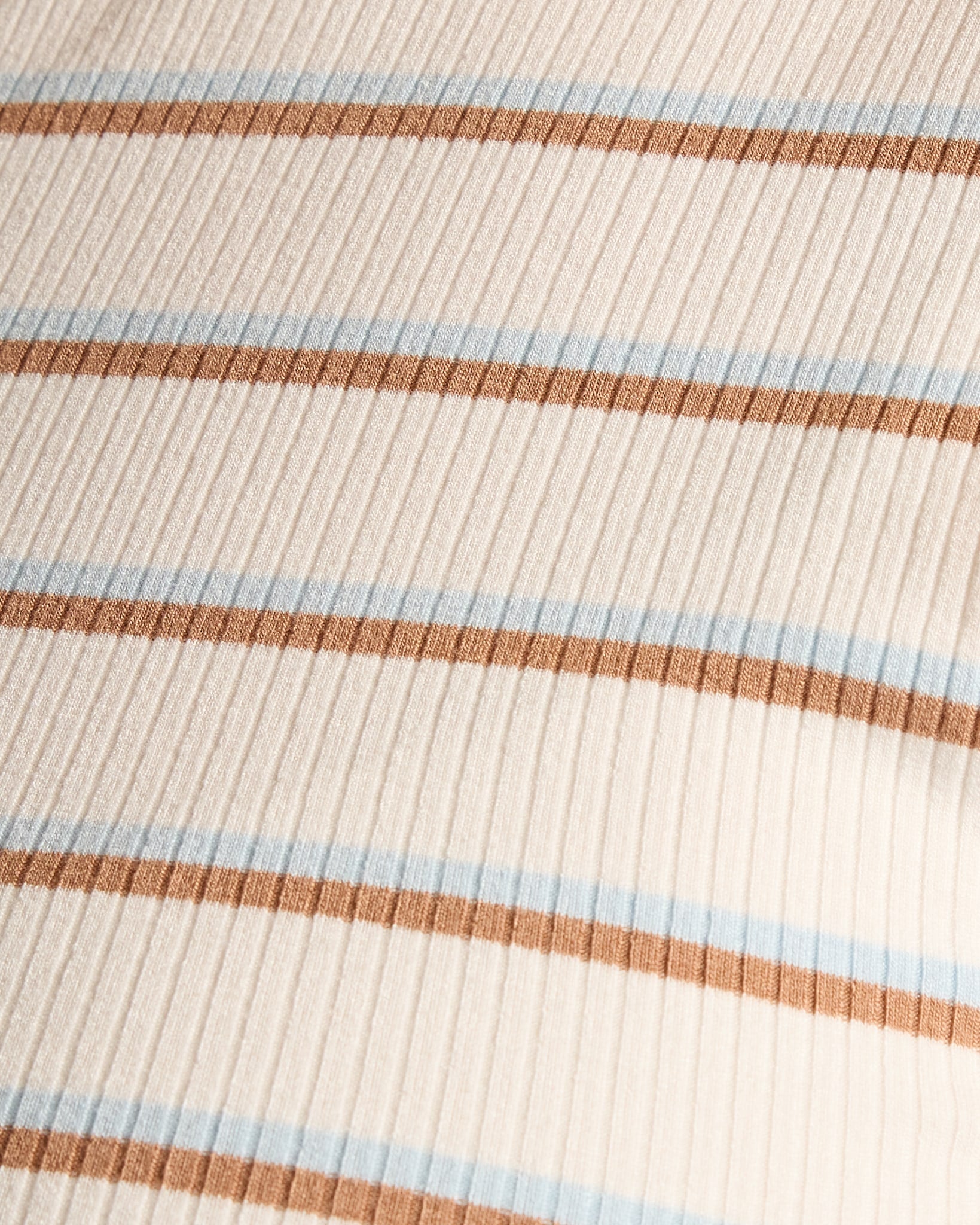 Blue/Brown $|& Thread & Supply Euclid Stripe Tank - SOF Full Front