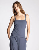 Charcoal Blue $|& Thread & Supply Prism Tank - VOF Detail
