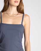 Charcoal Blue $|& Thread & Supply Prism Tank - VOF Detail