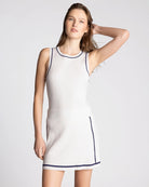 Ivory Navy $|& Thread & Supply Freefall Tank - VOF Detail