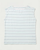 Natural Sea Glass $|& SEAS Brentwood Boat Neck Stripe Top - Hanger Detail