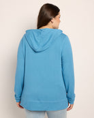 Tranquil Blue $|& SEAS Shoreline Hacci Pocket Hoodie - SOF Back