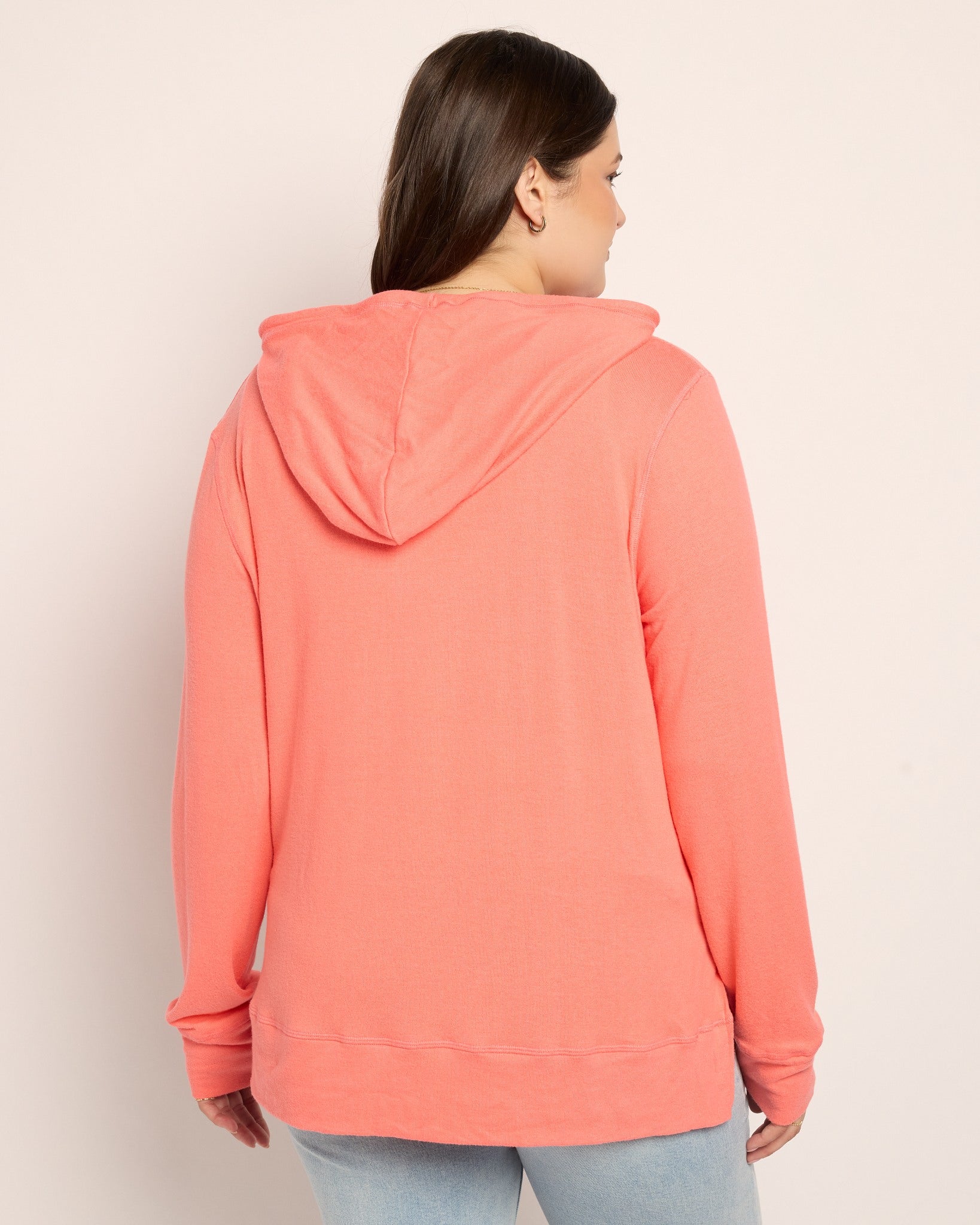 Peachy $|& SEAS Shoreline Hacci Pocket Hoodie - SOF Back