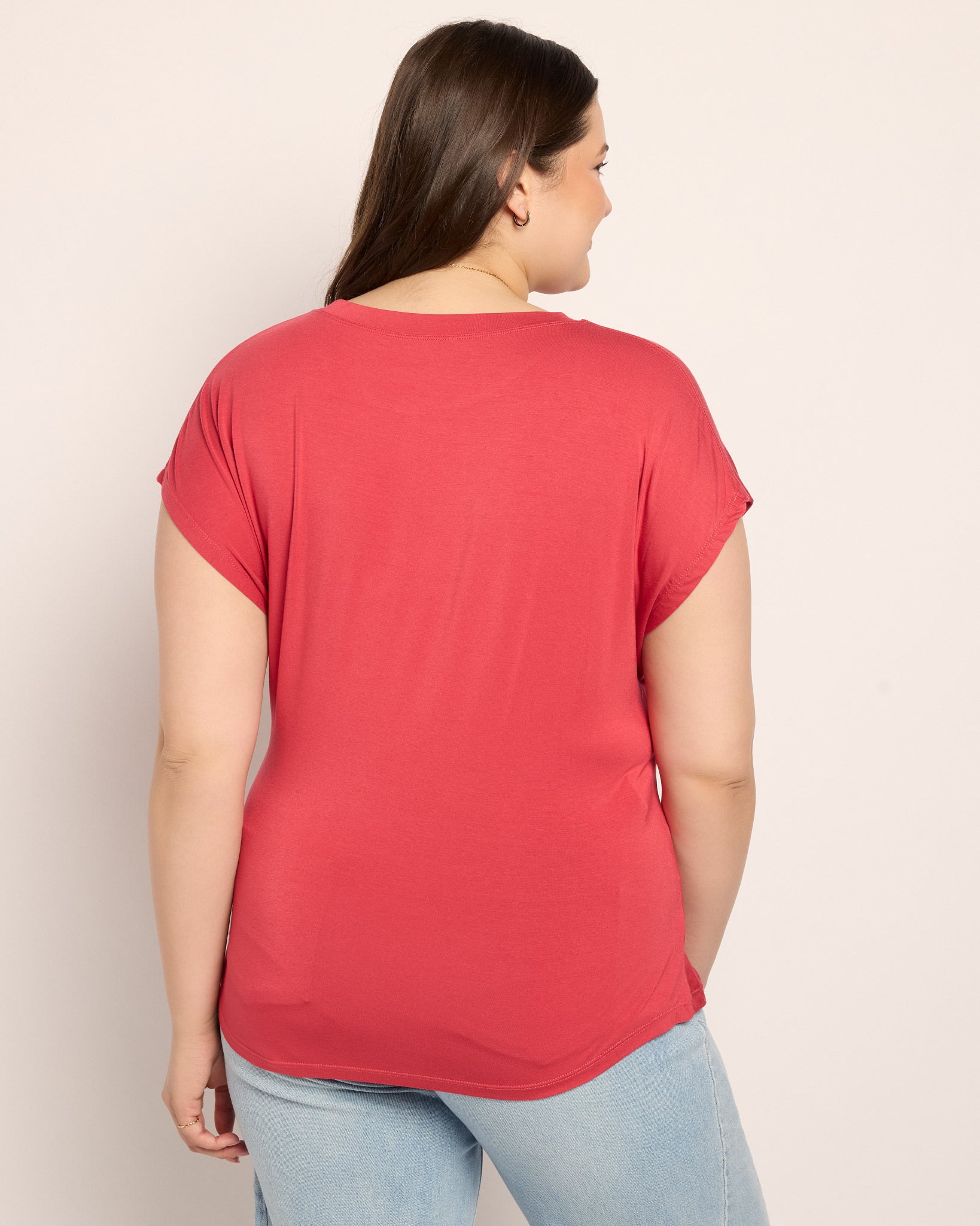 Soft Rose $|& SEAS Tidal Tied Waist Tee - SOF Back