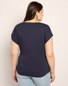 Mariner Midnight $|& SEAS Tidal Tied Waist Tee - SOF Back