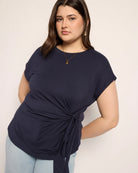 Mariner Midnight $|& SEAS Tidal Tied Waist Tee - SOF Full Front